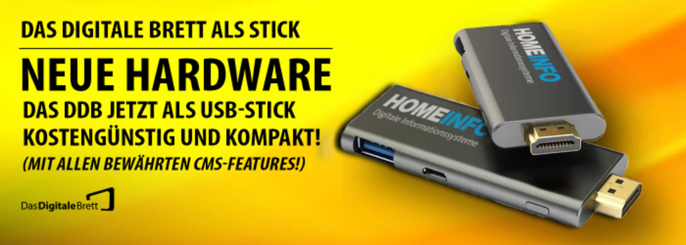 Neues kompaktes Format – unser Betriebssystem als USB-Stick