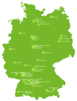DasDigitaleBrett deutschlandweite Standorte Karte